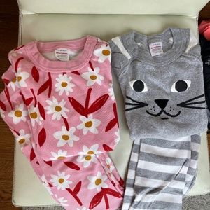 Hanna Andersson Pajamas, 2 sets, size 6-7